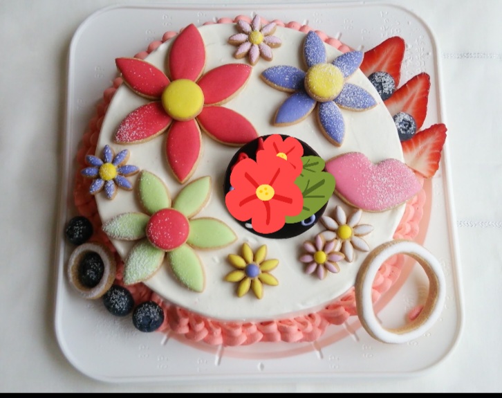 あなたに花を♪ケーキ