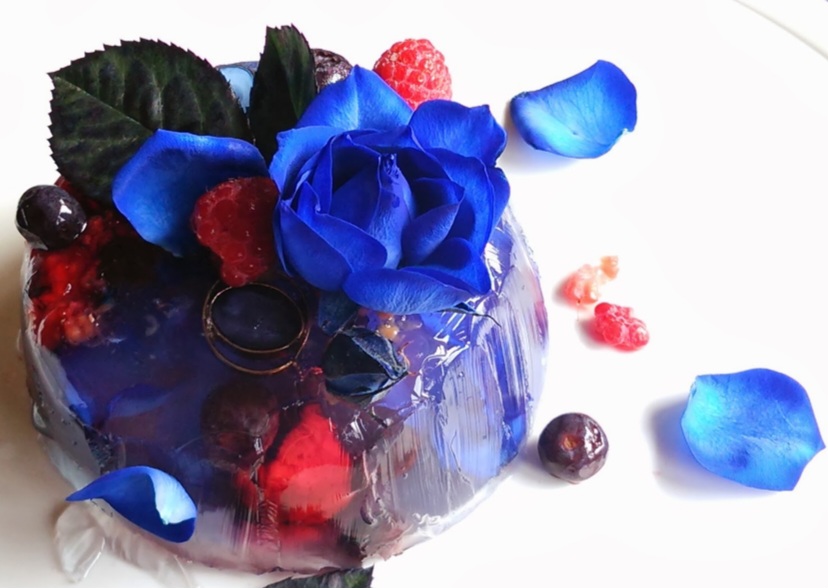 青と赤の反比例ケーキ