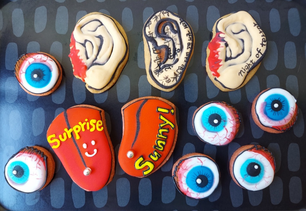 目、舌、そして耳、、