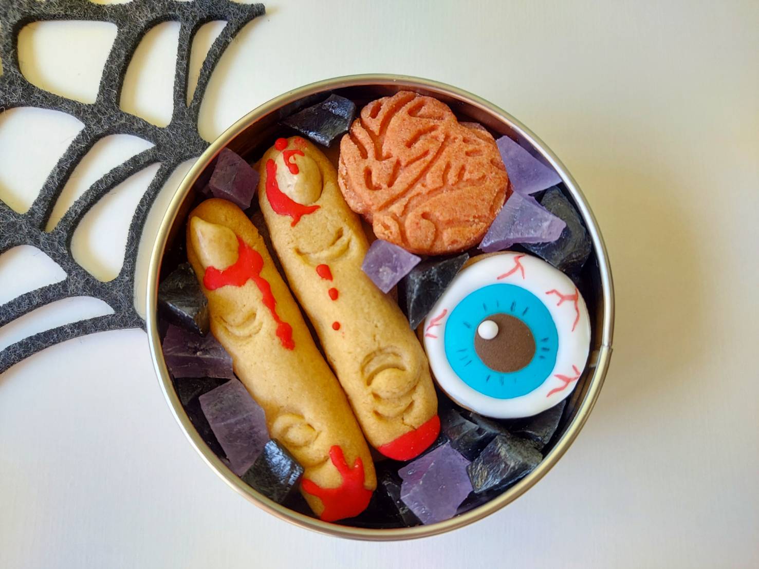 ハロウィンクッキー缶